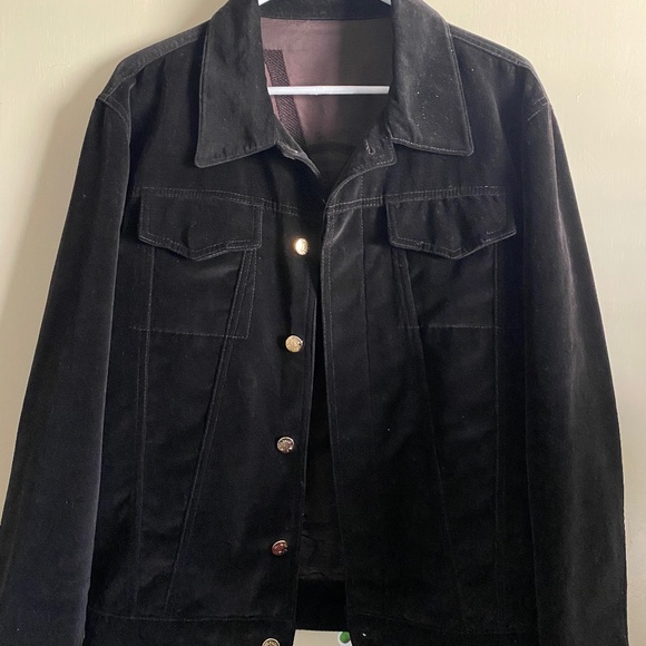 YSL Rive Gauche Suede Mens Jacket - Picture 1 of 5